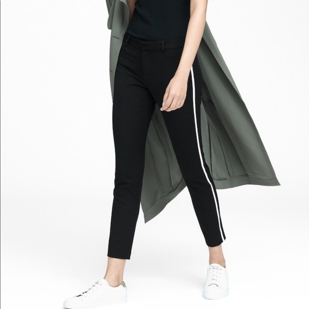 Banana Republic Petite Sloan Side-Stripe Pant
